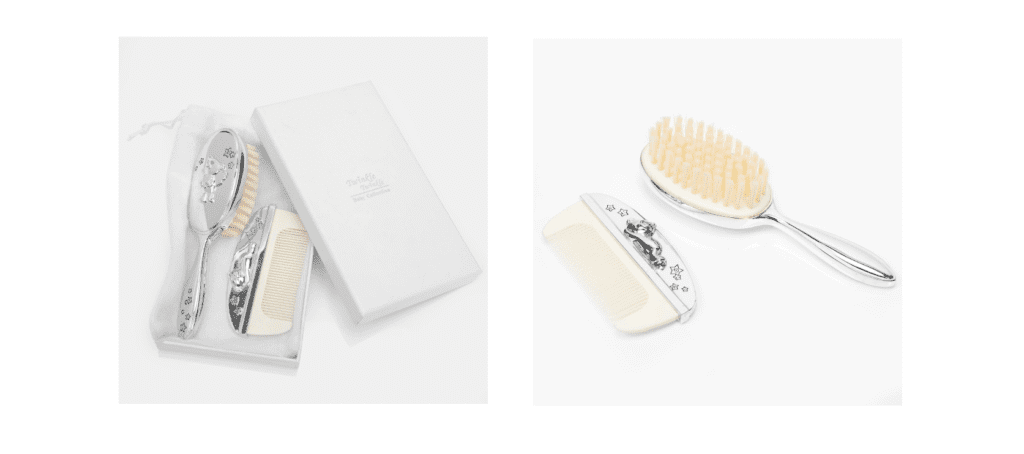 Twinkle Twinkle Silver-Plated Brush/Comb Set